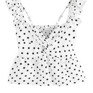 Polka Dot Crop Tank